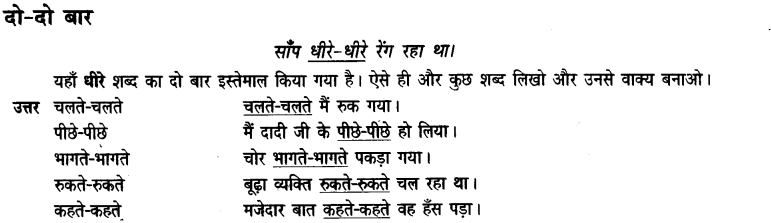 NCERT Solutions for Class 3 Hindi Chapter-12 जब मुझको सॉप ने काटा 5