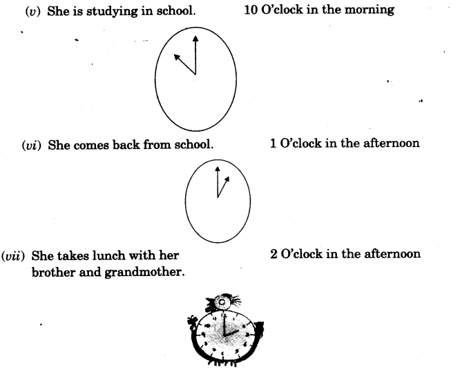 NCERT Solutions for Class 3 Mathematics Chapter-7 Time Goes On One Day in the Life of Kusum Q1.2