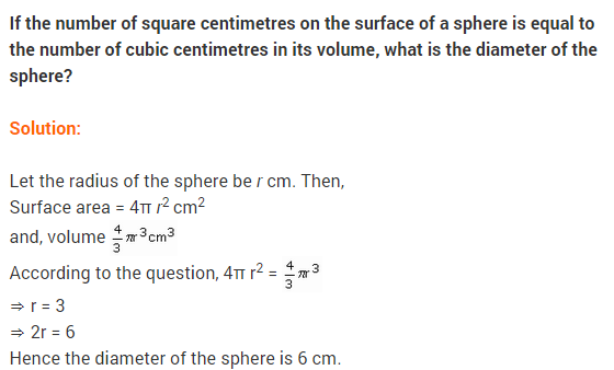 NCERT Class 9 Maths Solutions Chapter 13 Surface Areas and Volumes Ex 13.8 A12