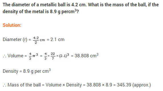 NCERT Class 9 Maths Solutions Chapter 13 Surface Areas and Volumes Ex 13.8 A3