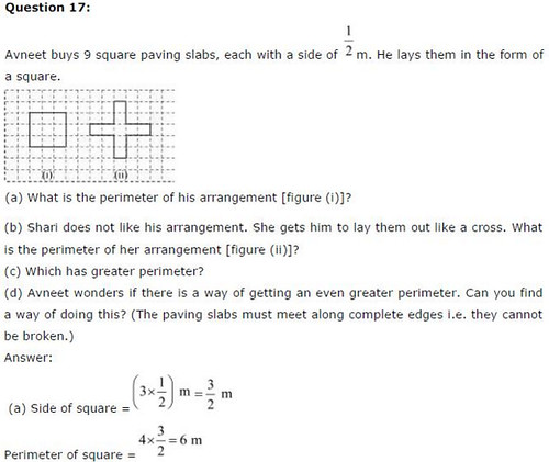 NCERT Solutions For Class 6 Maths Chapter 10 Mensuration Ex 10.1 Q10