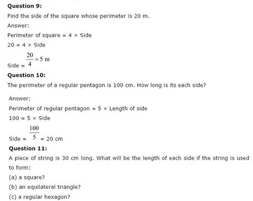 NCERT Solutions For Class 6 Maths Chapter 10 Mensuration Ex 10.1 Q5