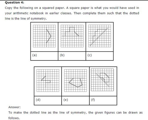 NCERT Solutions For Class 6 Maths Chapter 13 Symmetry Ex 13.1 Q4