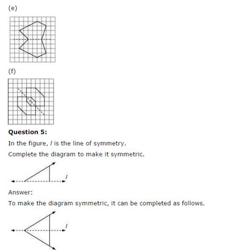 NCERT Solutions For Class 6 Maths Chapter 13 Symmetry Ex 13.1 Q6