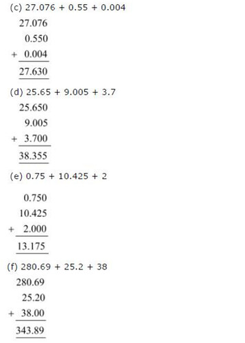 NCERT Solutions For Class 6 Maths Decimals Exercise 8.5 Q2