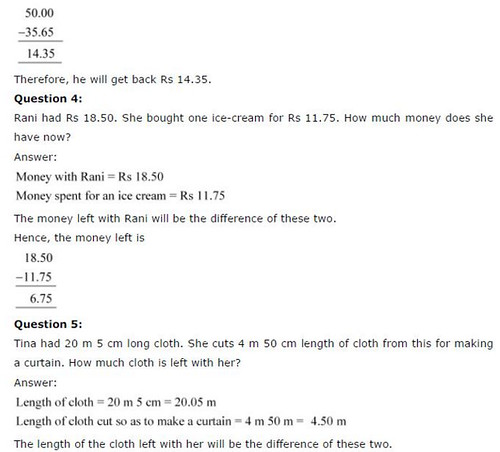 NCERT Solutions For Class 6 Maths Decimals Exercise 8.6 Q3