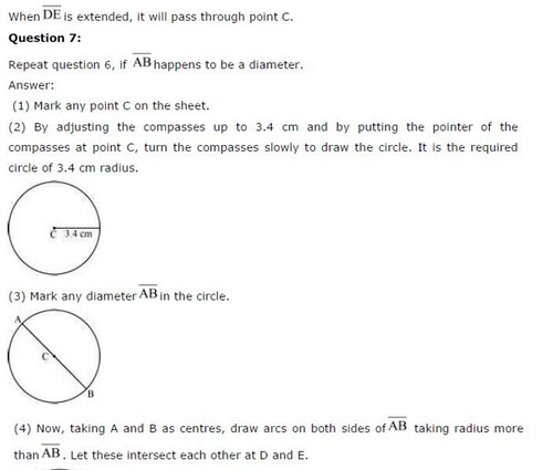 NCERT Solutions For Class 6 Maths Practical Geometry Exercise 14.5 A7