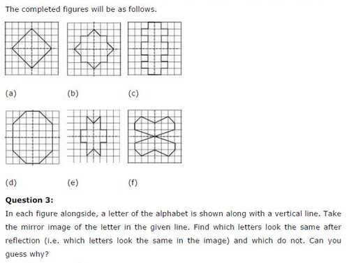 NCERT Solutions For Class 6 Maths Symmetry Exercise 13.3 Q4