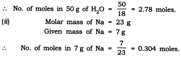 NCERT Solutions For Class 9 Science Chapter 3 Atoms and Molecules SAQ Q9