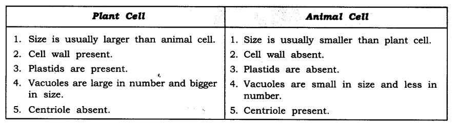 NCERT Solutions For Class 9 Science Chapter 5 The Fundamental Unit of Life LAQ Q1