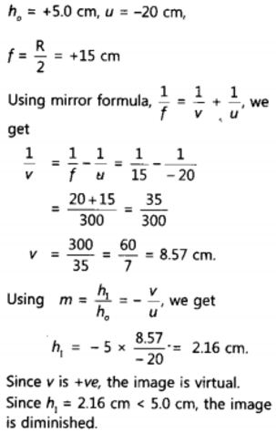 NCERT Solutions for Class 10 Science Chapter 10 Light Reflection and Refraction Page 187 Q14