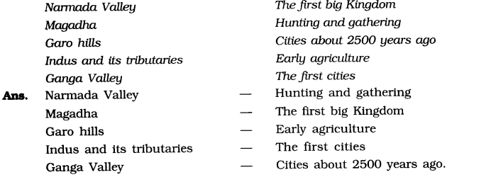 NCERT Solutions for Class 6 Social Science History Chapter 1 What, Where, How and When Q1