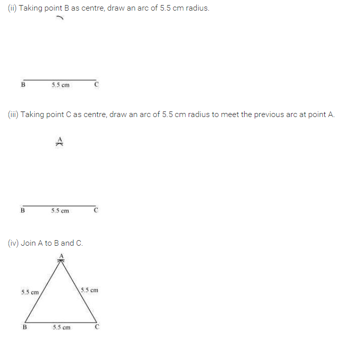 NCERT Solutions for Class 7 Maths Chapter 10 Practical Geometry Ex 10.2 Q2.1