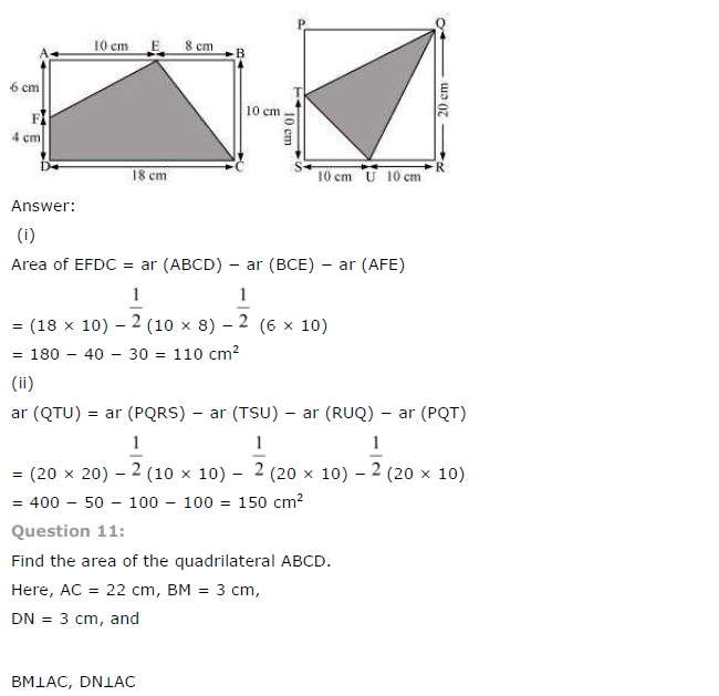 NCERT Solutions for Class 7 Maths Chapter 11 Perimeter and Area Ex 11.4 A7