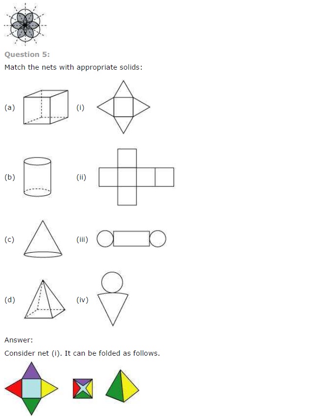 NCERT Solutions for Class 7 Maths Chapter 14 Symmetry Ex 14.1 Q5