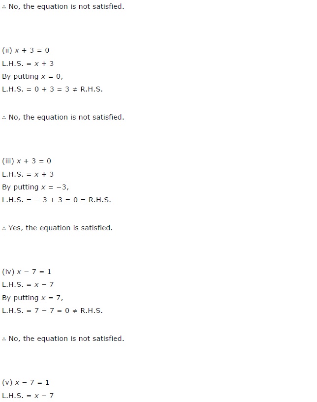NCERT Solutions for Class 7 Maths Chapter 4 Simple Equations Ex 4.1 Q1.1
