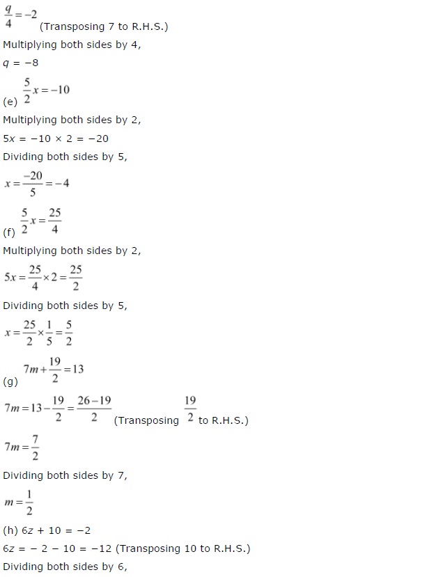 NCERT Solutions for Class 7 Maths Chapter 4 Simple Equations Ex 4.3 Q1.1