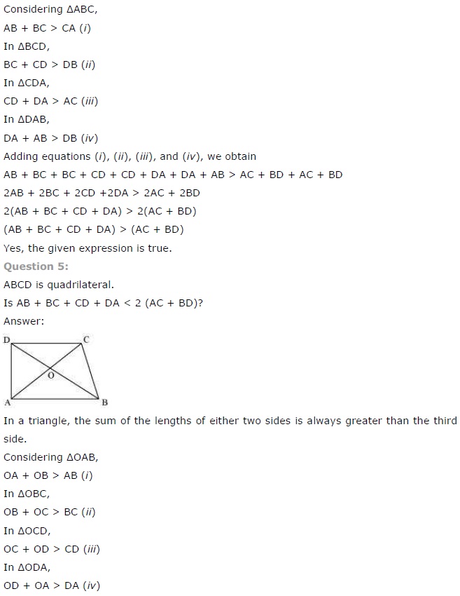 NCERT Solutions for Class 7 Maths Chapter 6 The Triangle and its Properties Ex 6.4 Q4