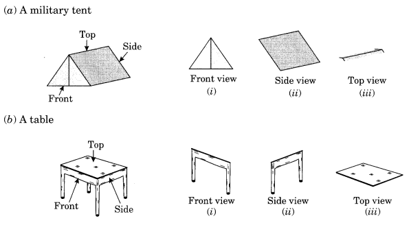 NCERT Solutions for Class 8 Maths Chapter 10 Visualising Solid Shapes Ex 10.1 Q4.1