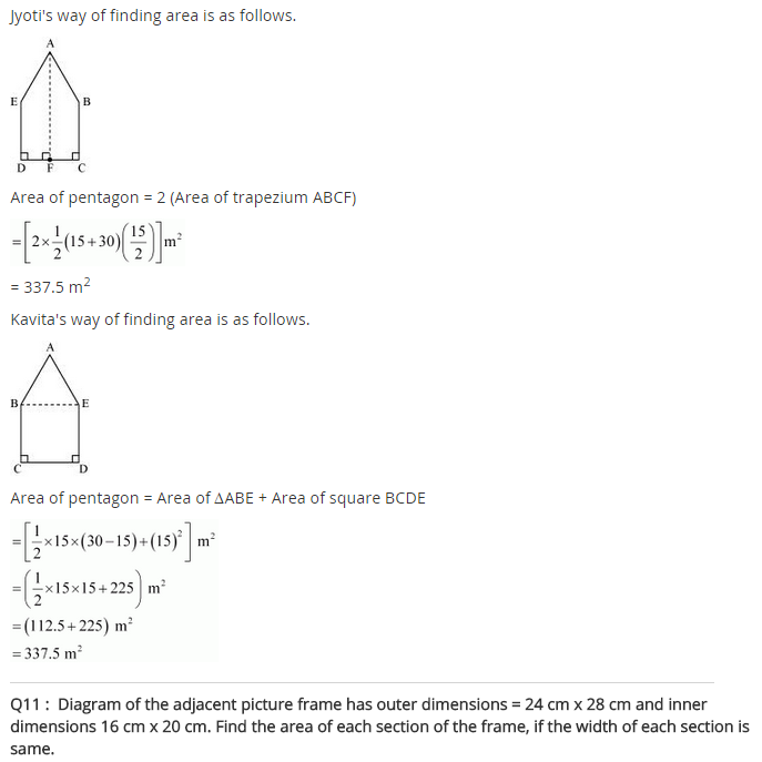 NCERT Solutions for Class 8 Maths Chapter 11 Mensuration Ex 11.2 q-7