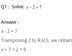NCERT Solutions for Class 8 Maths Chapter 2 Linear Equations in One Variable Ex 2.1 q-1