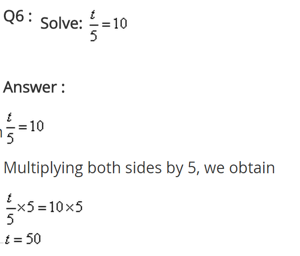 NCERT Solutions for Class 8 Maths Chapter 2 Linear Equations in One Variable Ex 2.1 q-6