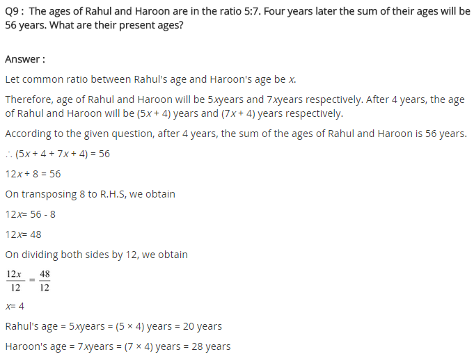NCERT Solutions for Class 8 Maths Chapter 2 Linear Equations in One Variable Ex 2.2 q-9