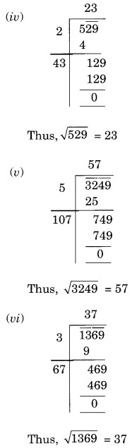 NCERT Solutions for Class 8 Maths Chapter 6 Squares and Square Roots Ex 6.4 Q1.1