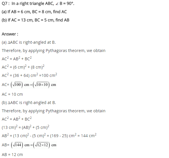 NCERT Solutions for Class 8 Maths Chapter 6 Squares and Square Roots Ex 6.4 q-7