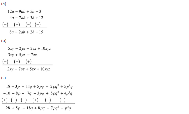 NCERT Solutions for Class 8 Maths Chapter 9 Algebraic Expressions and Identities Ex 9.1 q-4