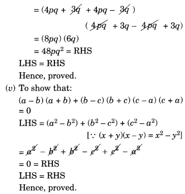 NCERT Solutions for Class 8 Maths Chapter 9 Algebraic Expressions and Identities Ex 9.5 Q5.2