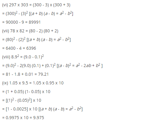 NCERT Solutions for Class 8 Maths Chapter 9 Algebraic Expressions and Identities Ex 9.5 q-6.1