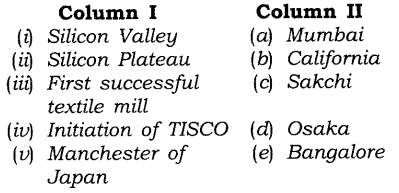 NCERT Solutions for Class 8 Social Science Geography Chapter 5 Industries Exercise Questions Q4