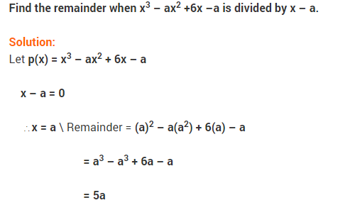 NCERT Solutions for Class 9 Maths Chapter 2 Polynomials Ex 2.3 Q5