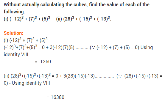 NCERT Solutions for Class 9 Maths Chapter 2 Polynomials Ex 2.5 q14