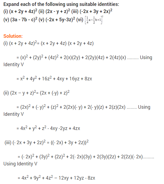 NCERT Solutions for Class 9 Maths Chapter 2 Polynomials Ex 2.5 q4
