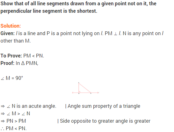 NCERT Solutions for Class 9 Maths Chapter 7 Triangles Ex 7.4 q6