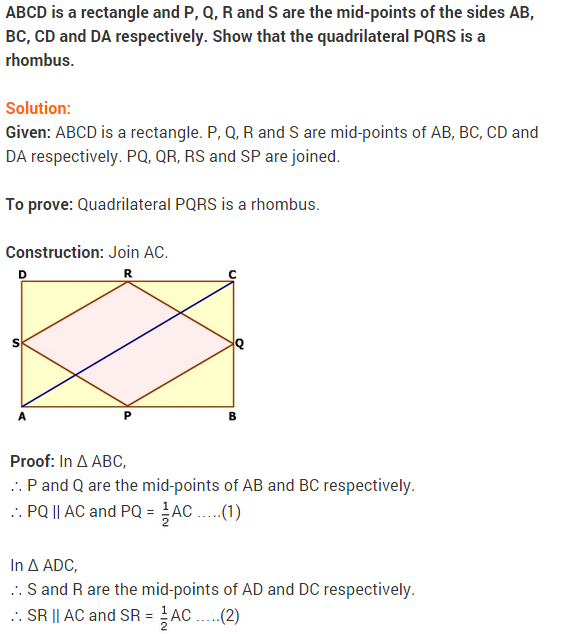 NCERT Solutions for Class 9 Maths Chapter 8 Quadrilaterals Ex 8.2 q3