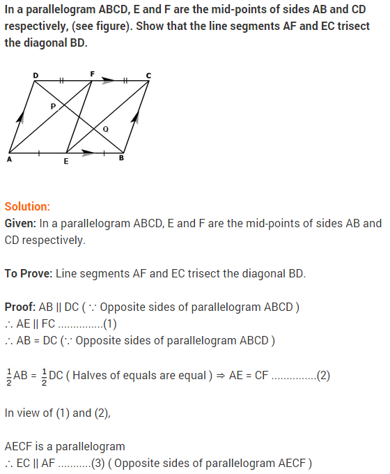 NCERT Solutions for Class 9 Maths Chapter 8 Quadrilaterals Ex 8.2 q5