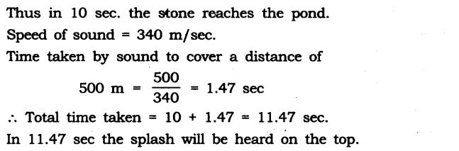 NCERT Solutions for Class 9 Science Chapter 12 Sound Extra Questions Q13.1