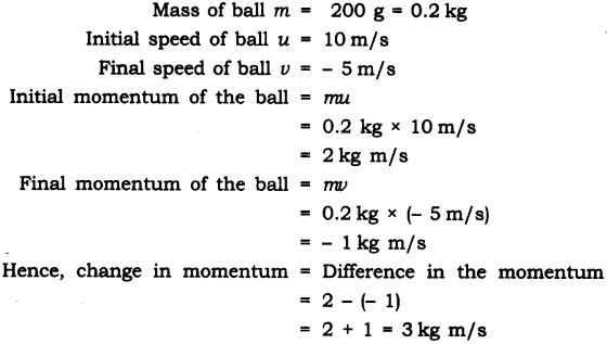 NCERT Solutions for Class 9 Science Chapter 9 Force and Laws of Motion Extra Questions Q13