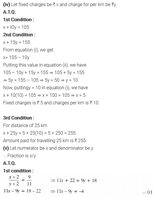 Pair Of Linear Equations In Two Variables Class 10 Maths NCERT Solutions Ex 3.3 Q3.2