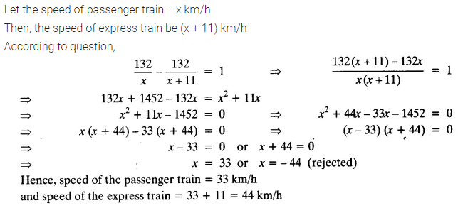 Ex 4.3 Class 10 Maths NCERT Solutions Chapter 4 Quadratic Equations Q10