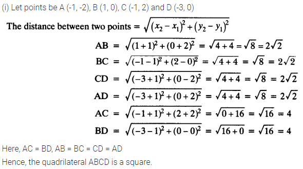 Ex 7.1 Class 10 Maths NCERT Solutions Ch 7 Coordinate Geometry PDF Q6