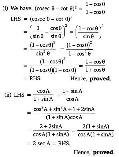 Exercise 8.4 Class 10 NCERT Solutions Chapter 8 Trigonometry Free PDF Download Q4