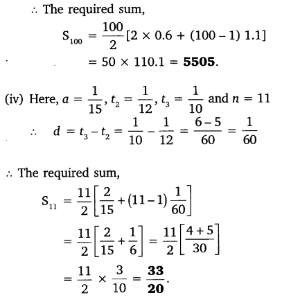 NCERT Solutions for Class 10 Maths Chapter 5 Pdf Arithmetic Progression Ex 5.3 Q1.1