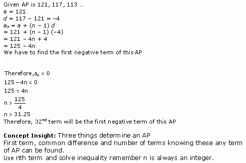 NCERT Solutions for Class 10 Maths Chapter 5 Pdf Arithmetic Progression Ex 5.4 Q1