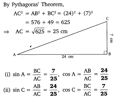 NCERT Solutions for Class 10 Maths Chapter 8 Trigonometry Exercise 8.1 Q1