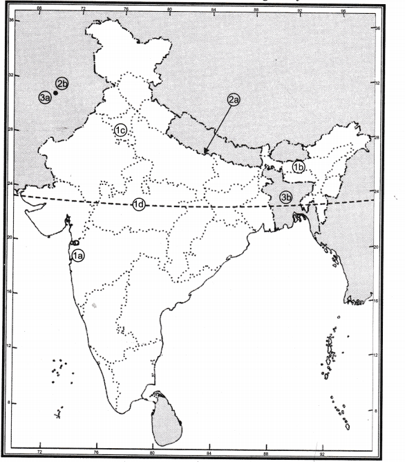 NCERT Solutions for Class 12 Political Science Challenges of Nation Building Map Based Questions