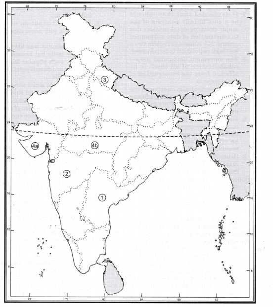 NCERT Solutions for Class 12 Political Science Rise of Popular Movements Map Based Questions